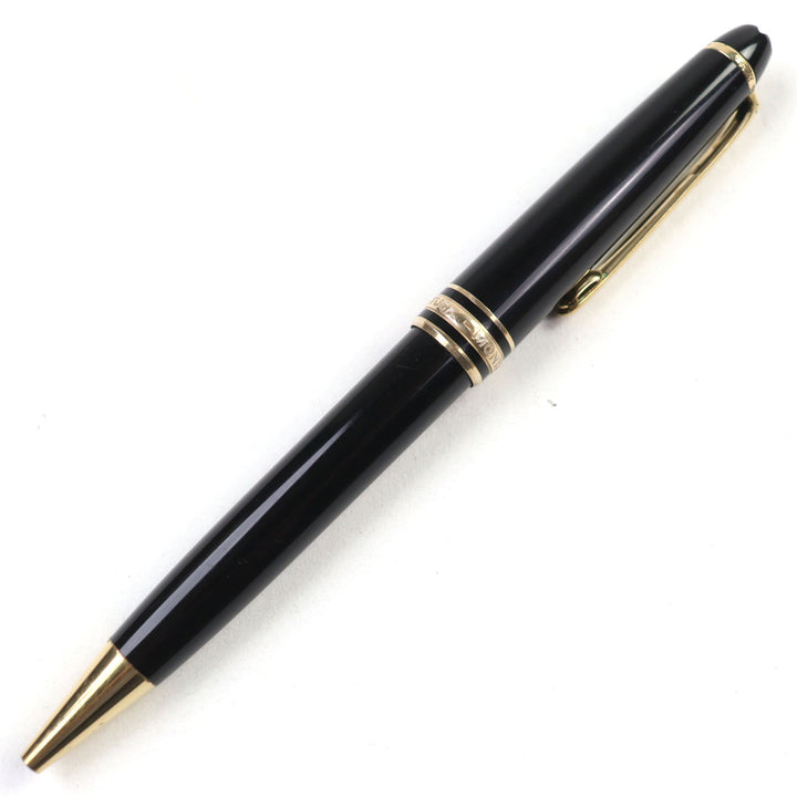 MONTBLANC Ballpoint pen Meisterstück Classic Logo engraved White Star Twist