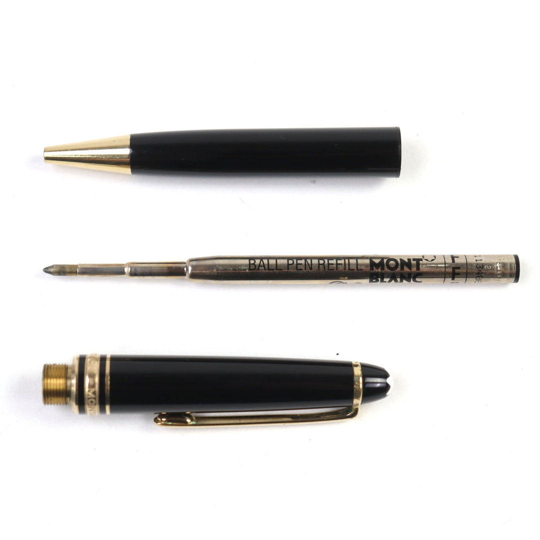 MONTBLANC Ballpoint pen Meisterstück Classic Logo engraved White Star Twist