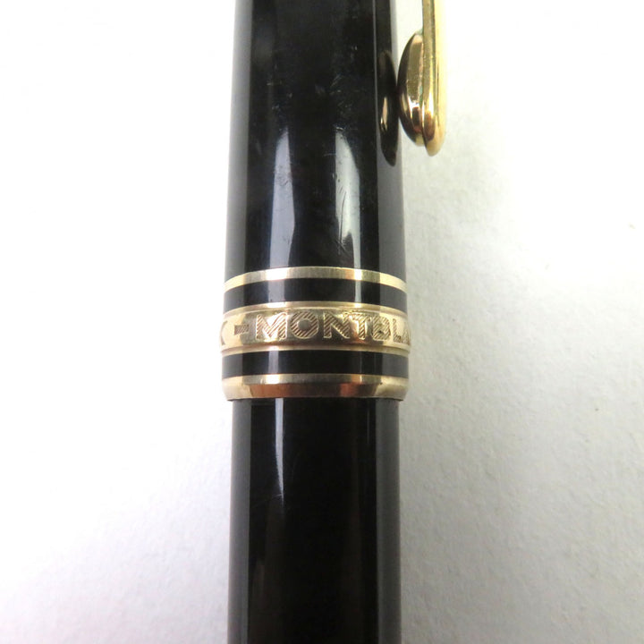 MONTBLANC Ballpoint pen Meisterstück Classic Logo engraved White Star Twist