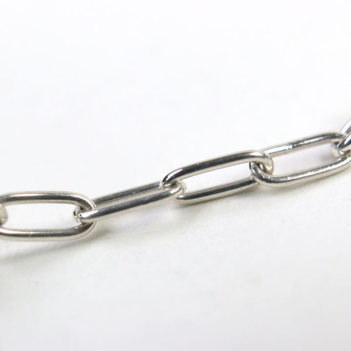 Excellent HERMES Ring Clochette Cadena Double Silver AG925 Women