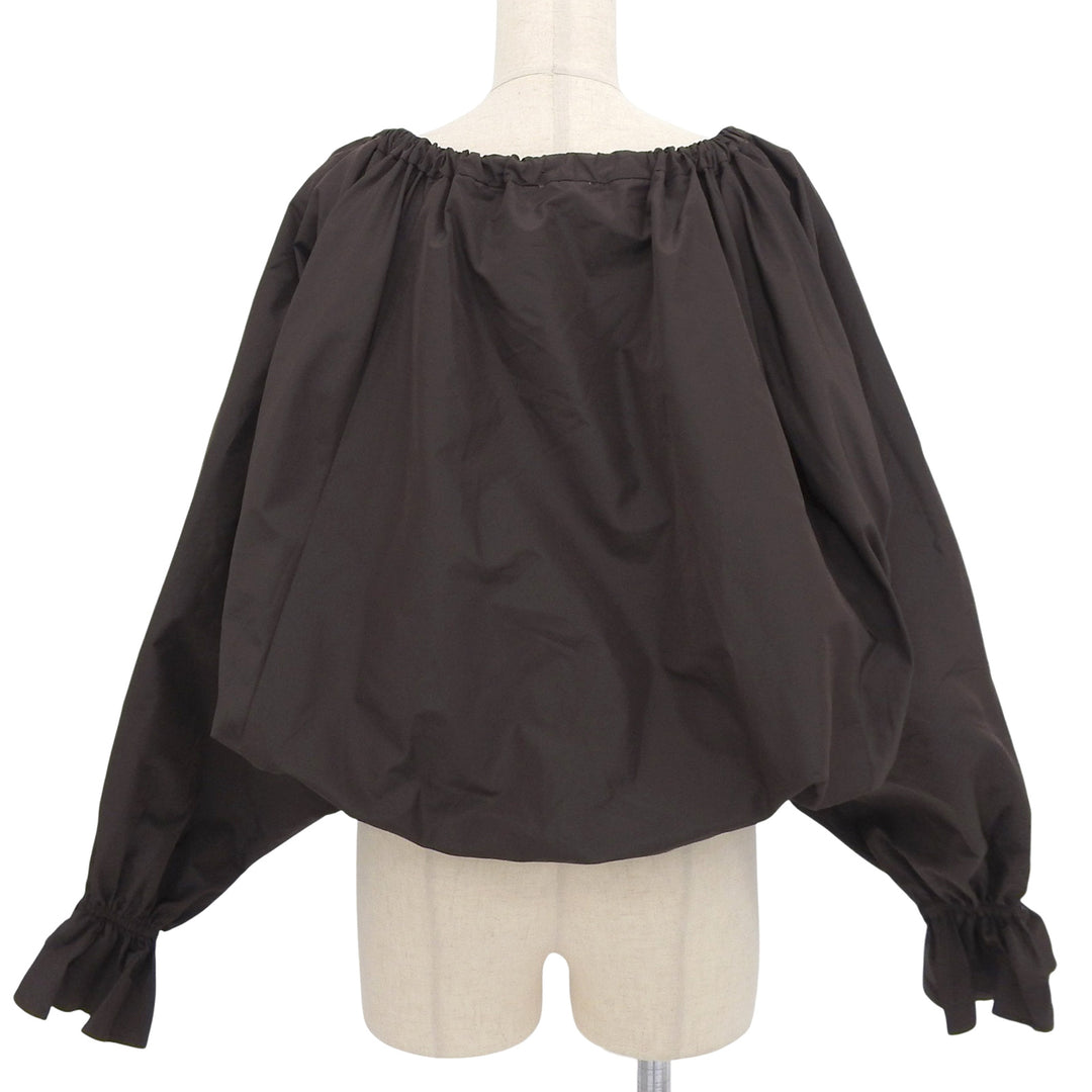 Excellent PATOU blouse Brown polyester Women 34 21AA4-T0026-11