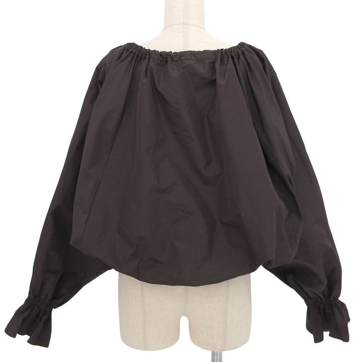 Excellent PATOU blouse Brown polyester Women 34 21AA4-T0026-11