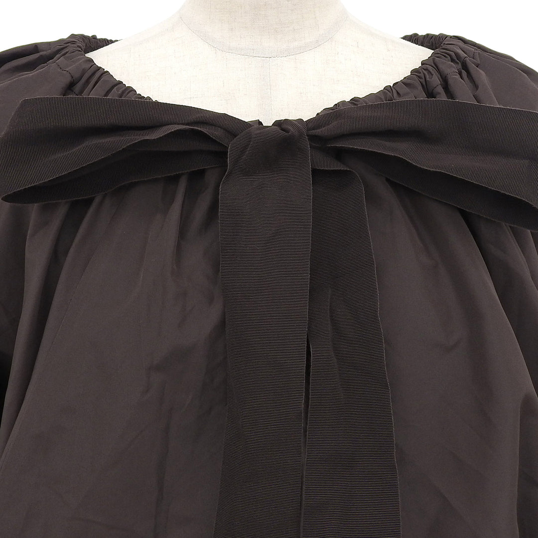 Excellent PATOU blouse Brown polyester Women 34 21AA4-T0026-11