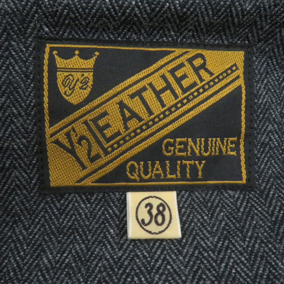 優れたY'2 LEATHERレザージャケットGOAT SKIN SPORTS JKTゴートスキン38 GR-45