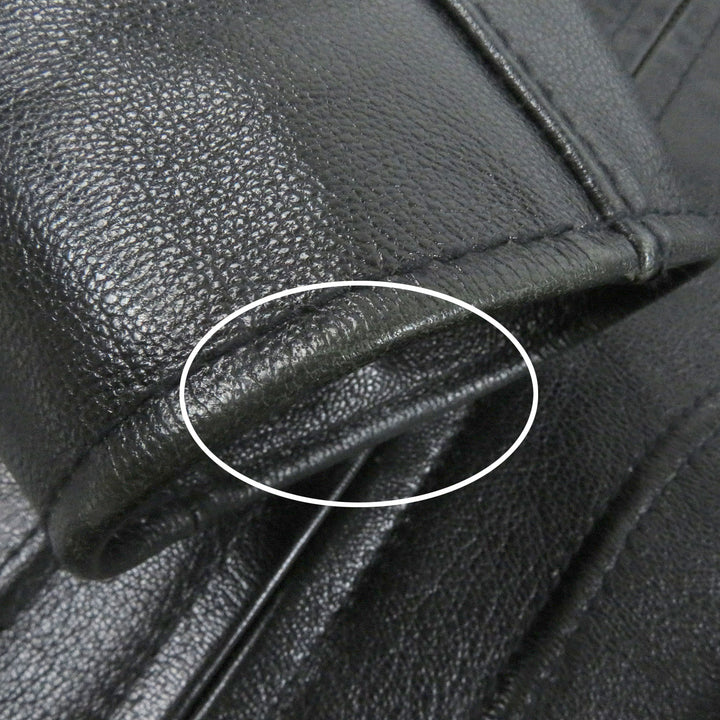 優れたY'2 LEATHERレザージャケットGOAT SKIN SPORTS JKTゴートスキン38 GR-45