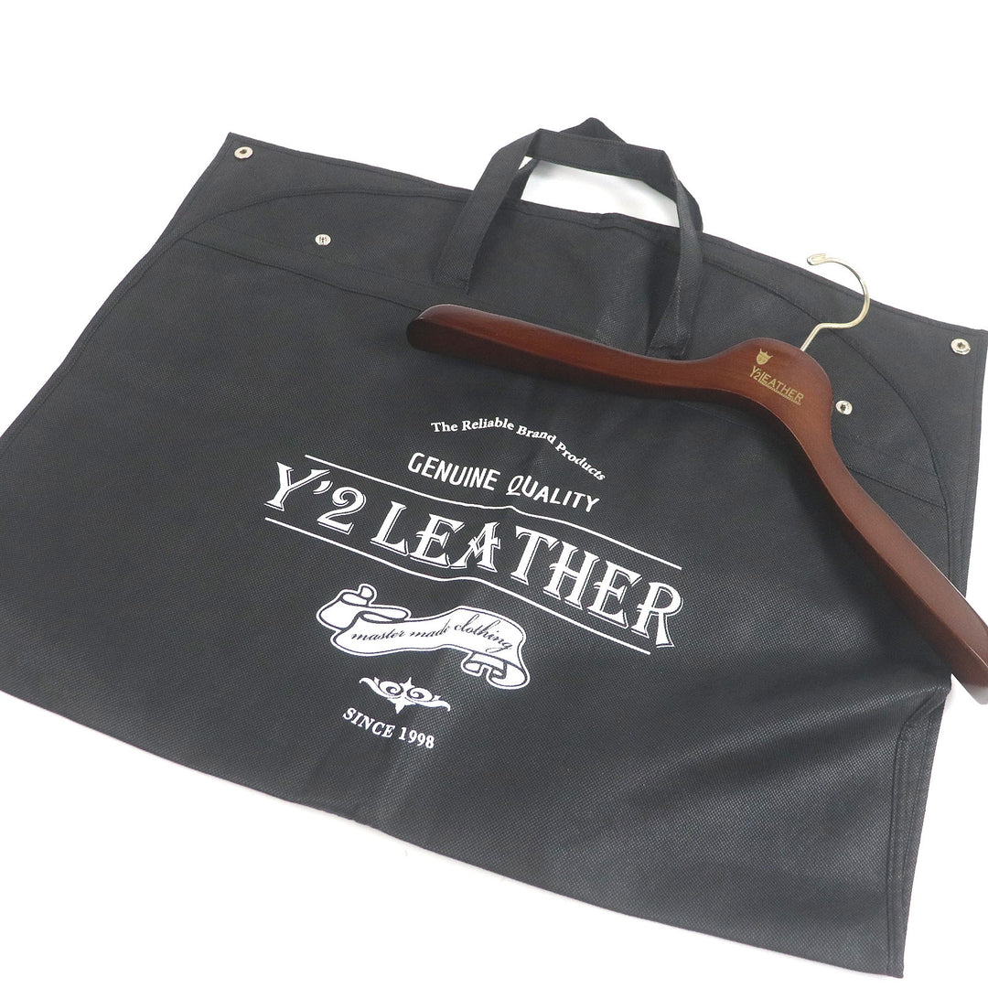 優れたY'2 LEATHERレザージャケットGOAT SKIN SPORTS JKTゴートスキン38 GR-45