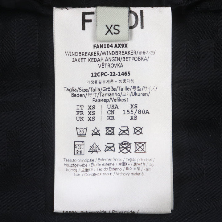 Excellent FENDI×MARC JACOBS Bomber jacket black Nylon mens XS FAN104