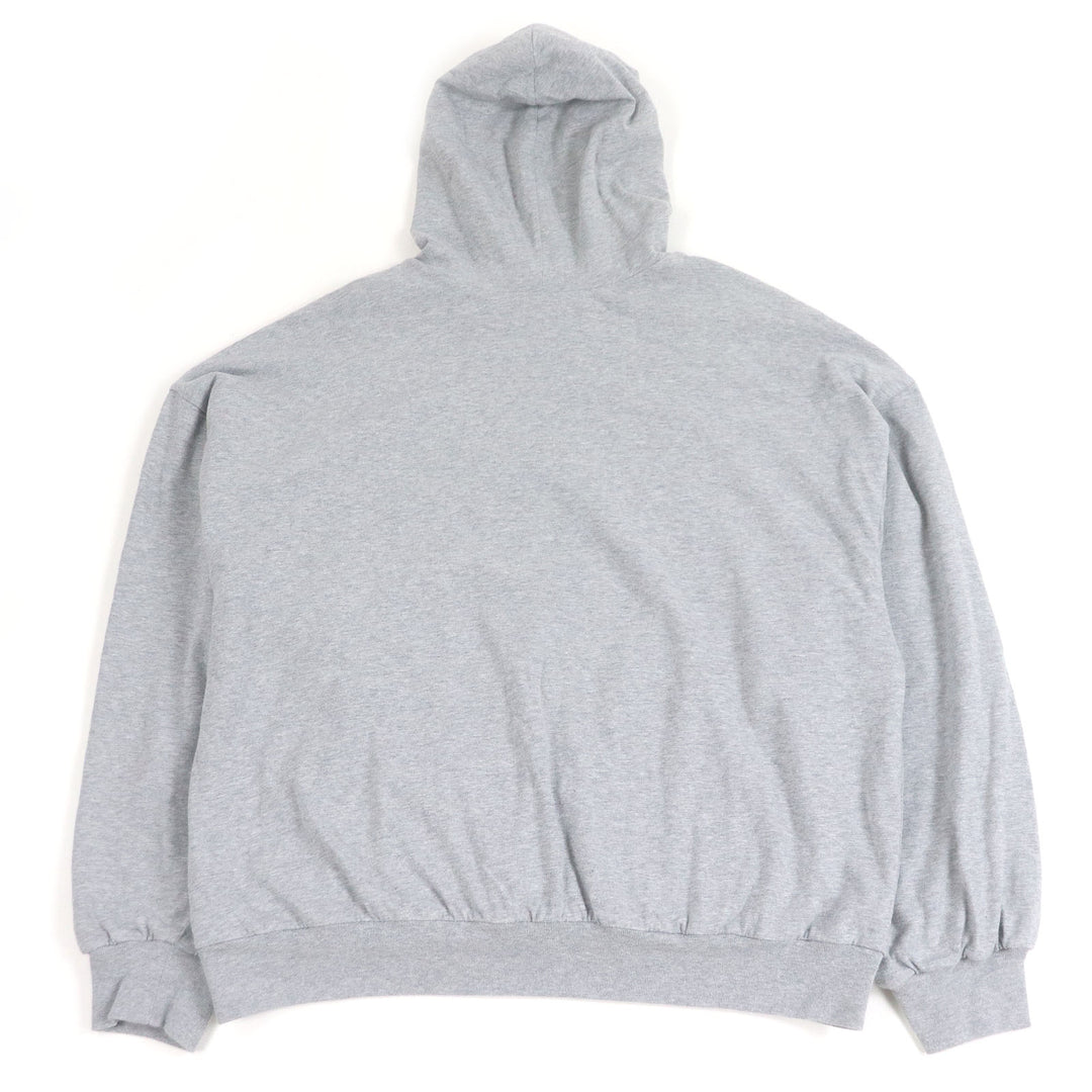 Excellent BALENCIAGA hoodie BOXING LINED HOODIE Crack logo pullover gray