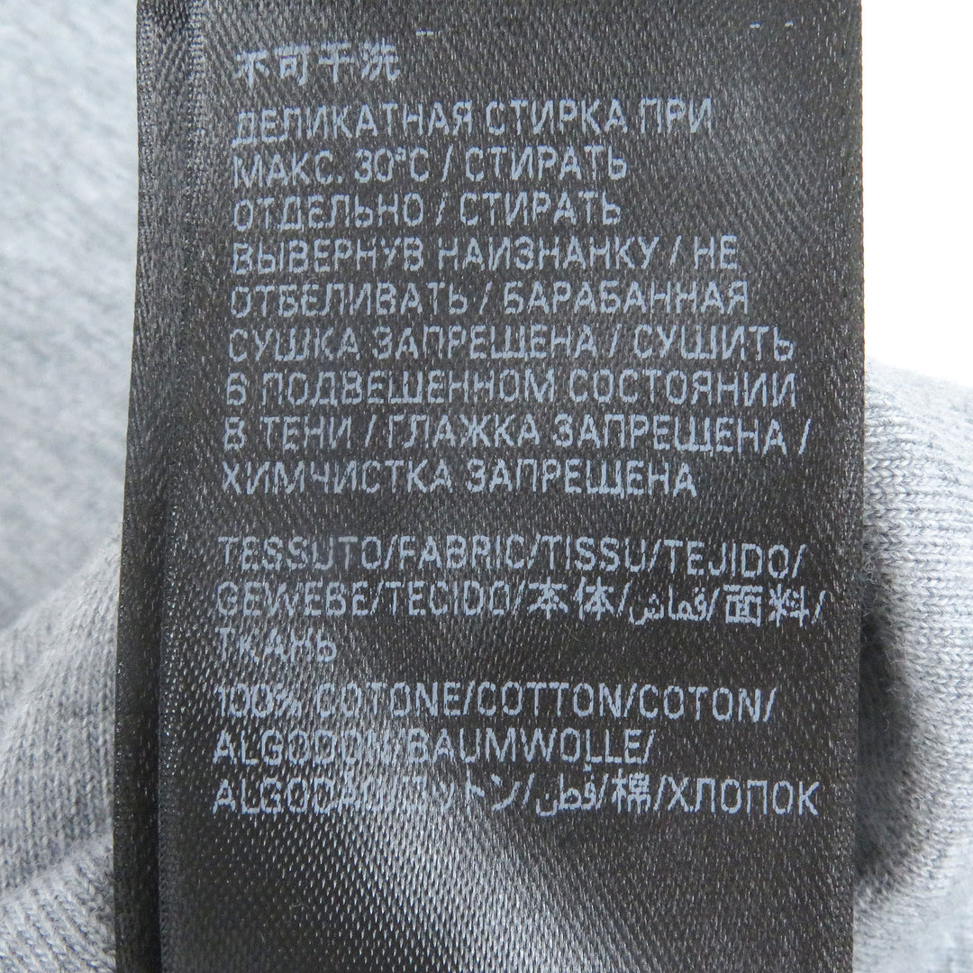 Excellent BALENCIAGA hoodie BOXING LINED HOODIE Crack logo pullover gray