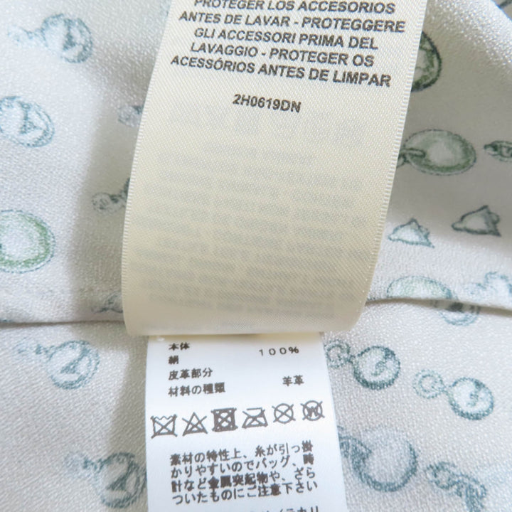 素晴らしいHERMESトップスグレージュシルクレディース40 2H0619DN