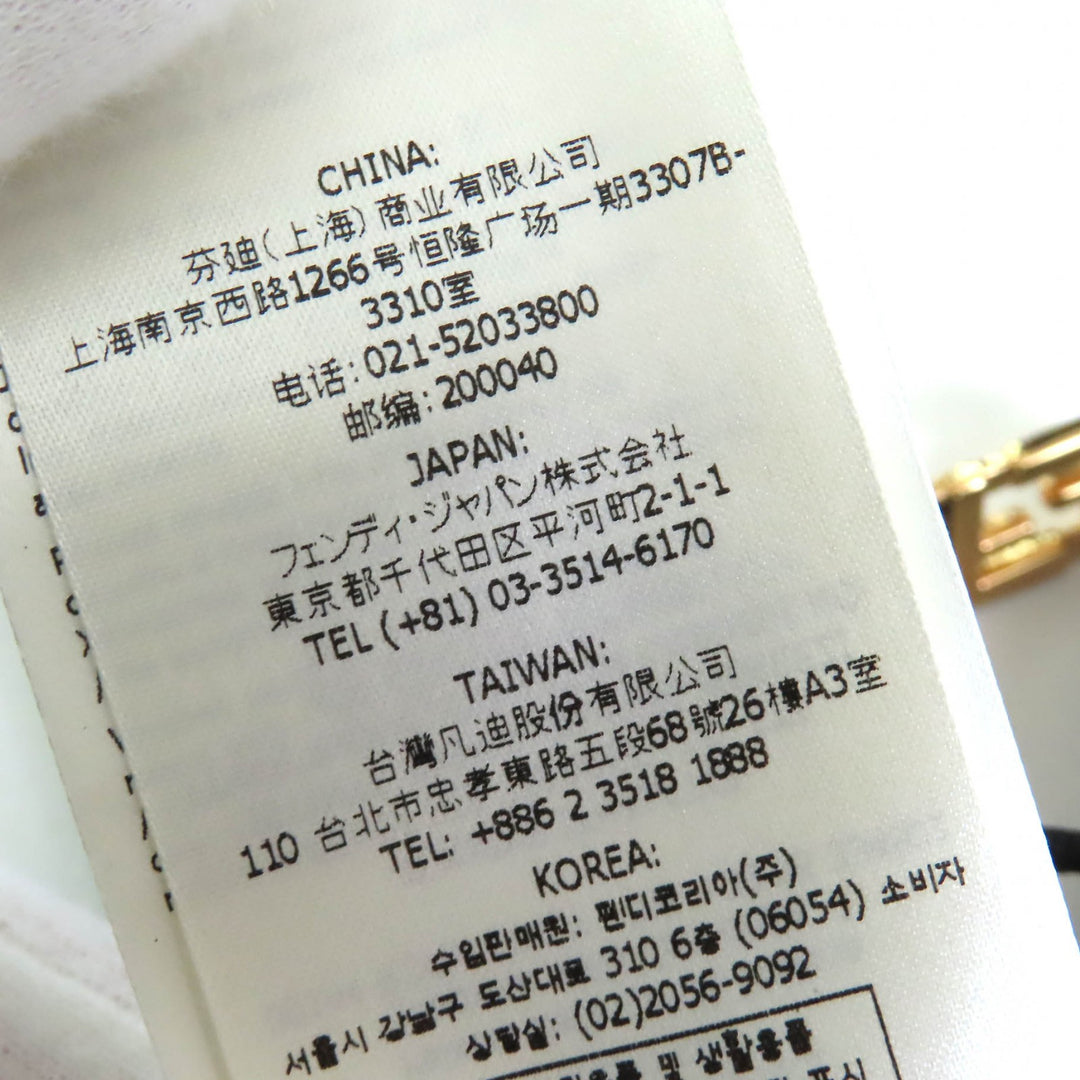 新品フェンディのツーピースセット、ズッカ柄の裏地、FFロゴ柄、メタリックの水着、36 FXBH60