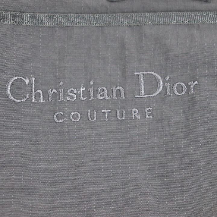 新品 DIOR ベスト マルチポケット ジップアップ ベスト グレー ナイロン メンズ 52 383C670A5771