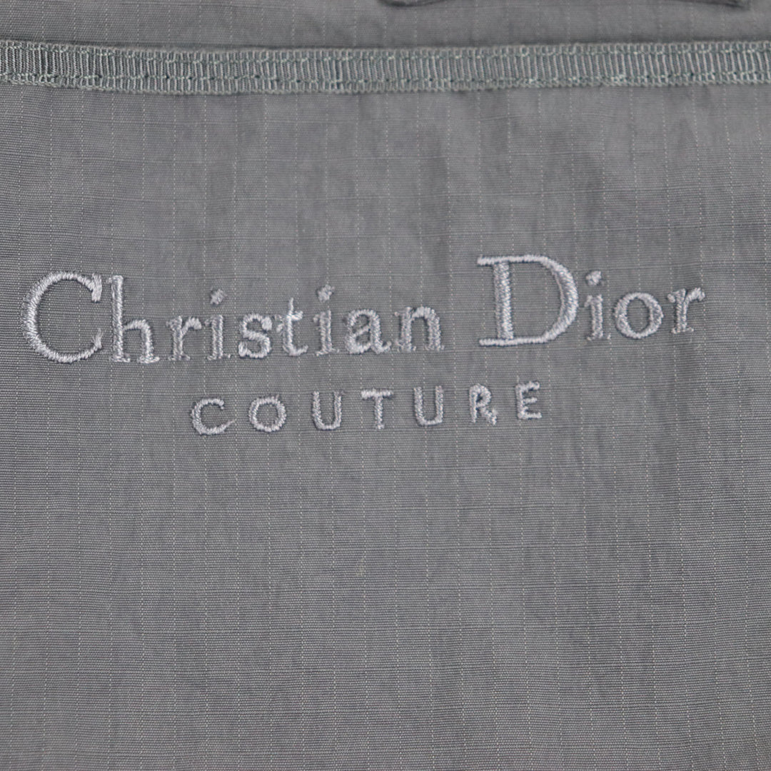 Pristine DIOR Best Multi Pocket Zipup Vest gray Nylon mens 52 383C670A5771