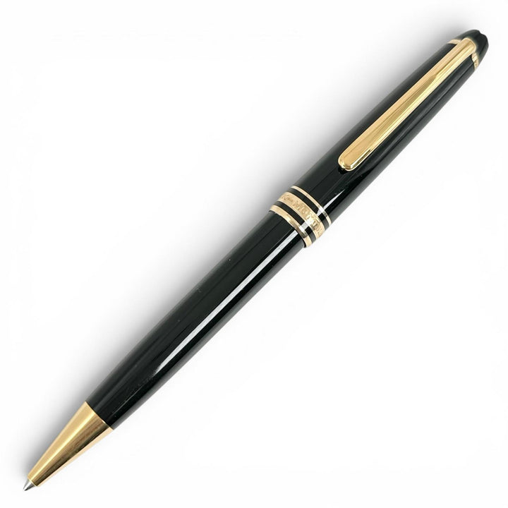 Very Good MONTBLANC Ballpoint pen Meistersteck White Star Twist Type black mens