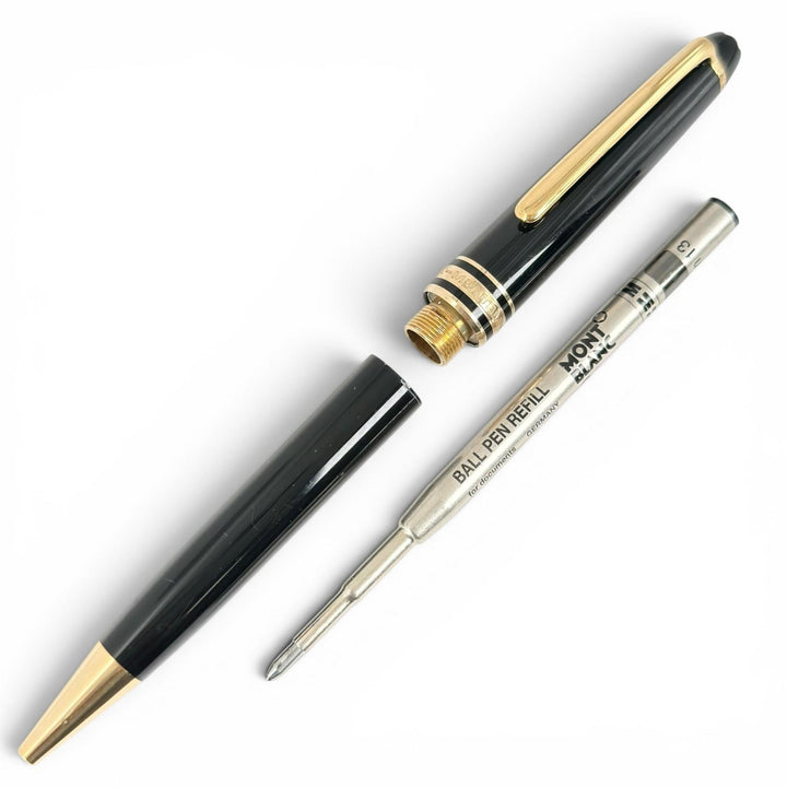 Very Good MONTBLANC Ballpoint pen Meistersteck White Star Twist Type black mens