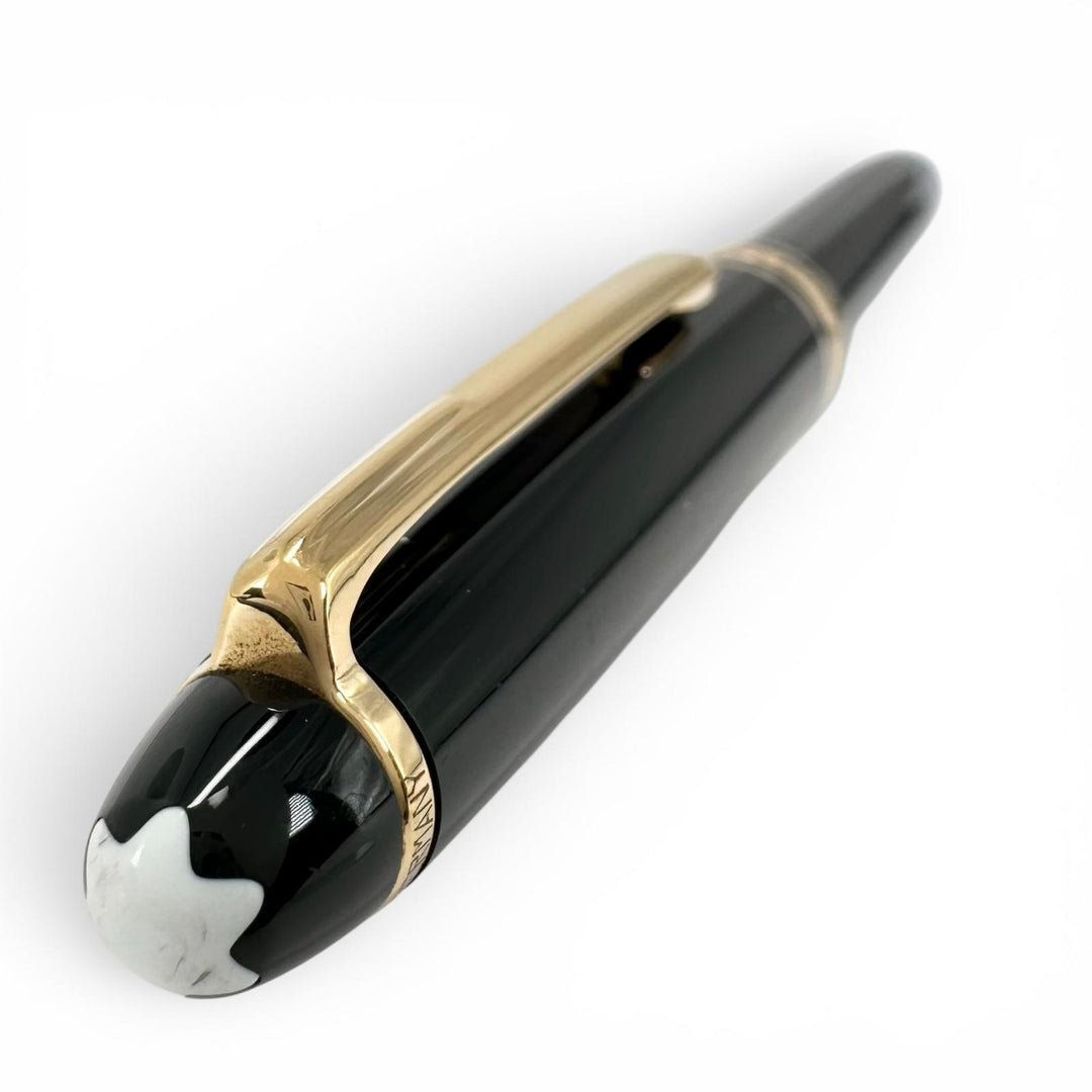 Very Good MONTBLANC Ballpoint pen Meistersteck White Star Twist Type black mens