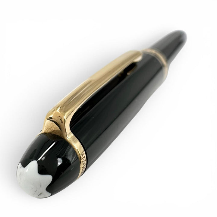 Very Good MONTBLANC Ballpoint pen Meistersteck White Star Twist Type black mens