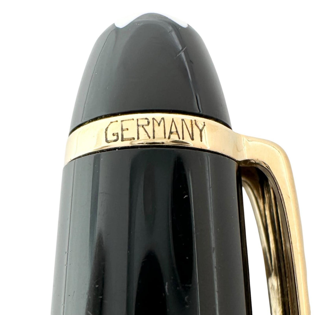 Very Good MONTBLANC Ballpoint pen Meistersteck White Star Twist Type black mens