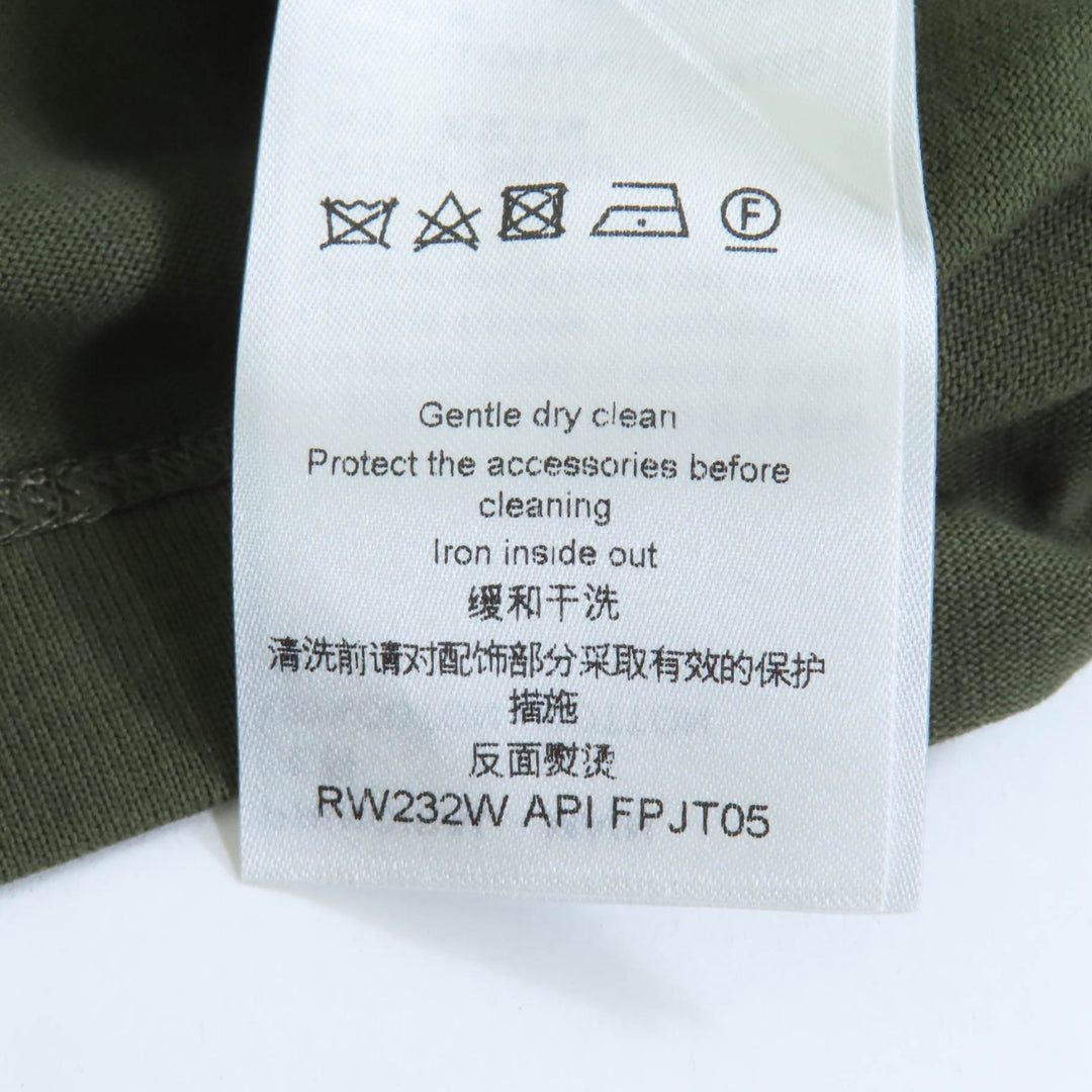 素晴らしい LOUIS VUITTON 半袖Tシャツ カーキ コットン レディース XL