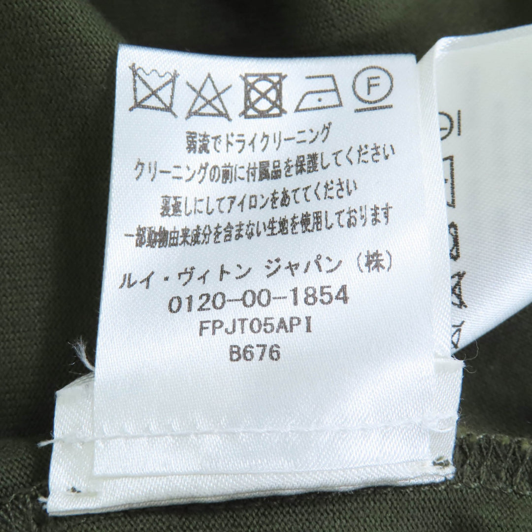 Excellent LOUIS VUITTON Short sleeve T-shirt khaki cotton Women XL