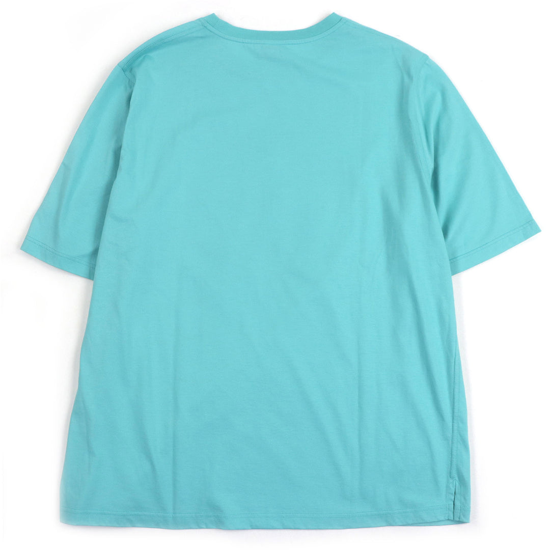 素晴らしいHERMES半袖TシャツChevaux en symmetry Tシャツライトブルー