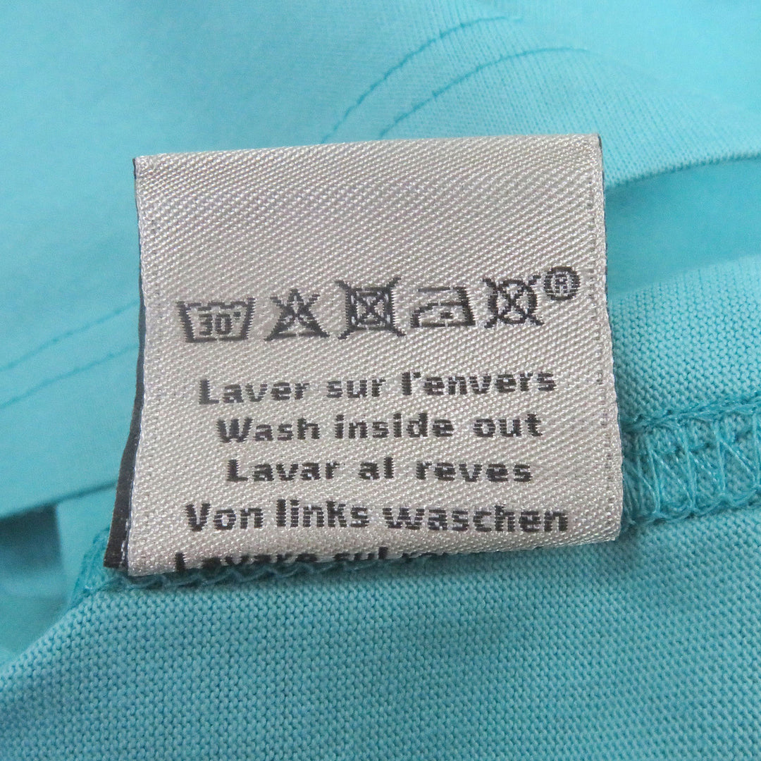 素晴らしいHERMES半袖TシャツChevaux en symmetry Tシャツライトブルー