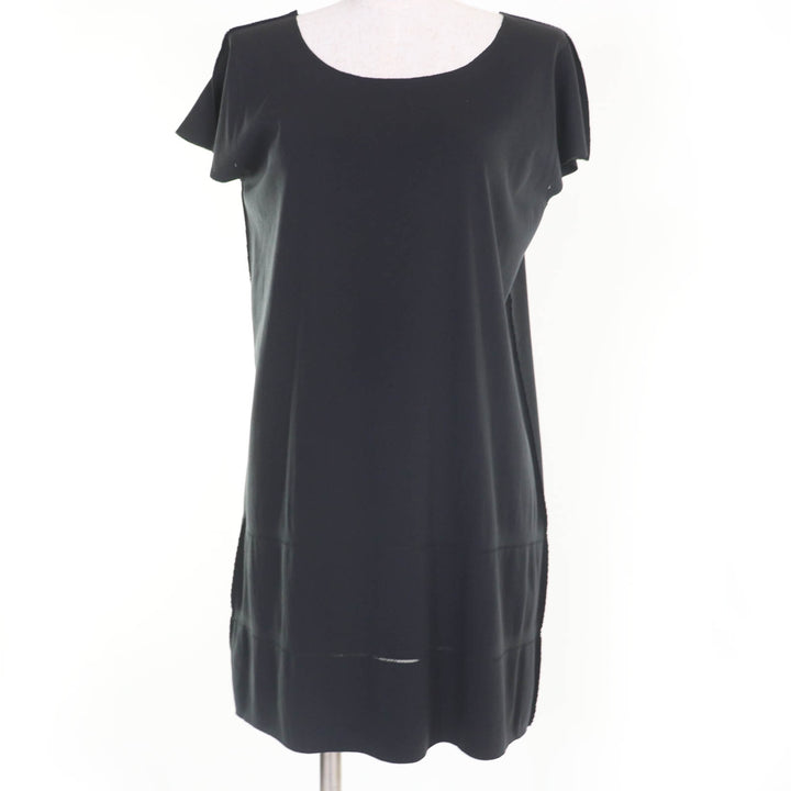 PLEATS PLEASE ワンピース A.POC 半袖 ブラック ナイロン レディース 3 PP54LT913 美品