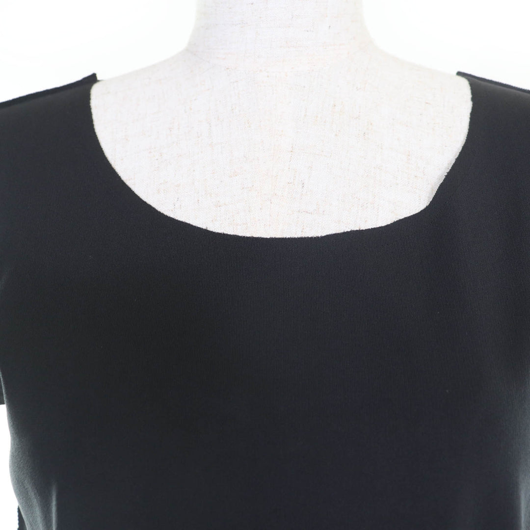 PLEATS PLEASE ワンピース A.POC 半袖 ブラック ナイロン レディース 3 PP54LT913 美品