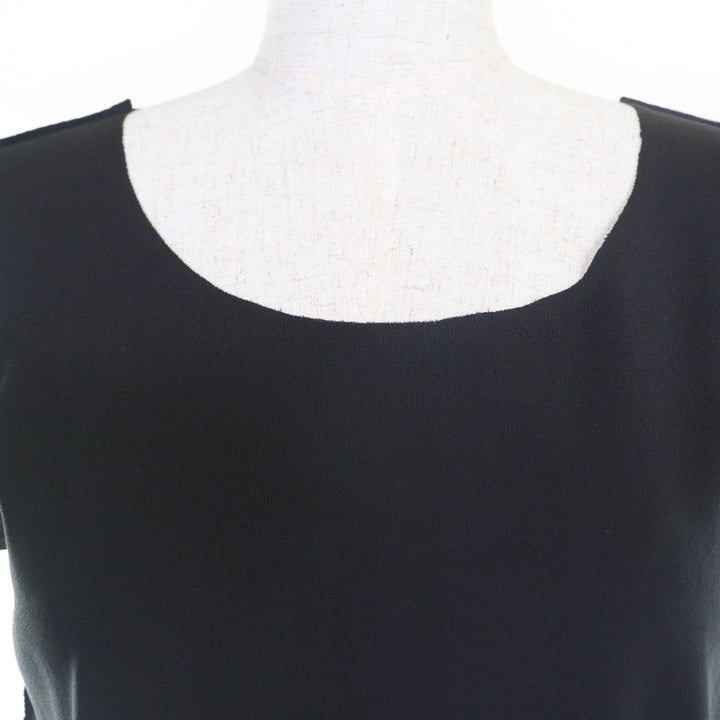 PLEATS PLEASE ワンピース A.POC 半袖 ブラック ナイロン レディース 3 PP54LT913 美品
