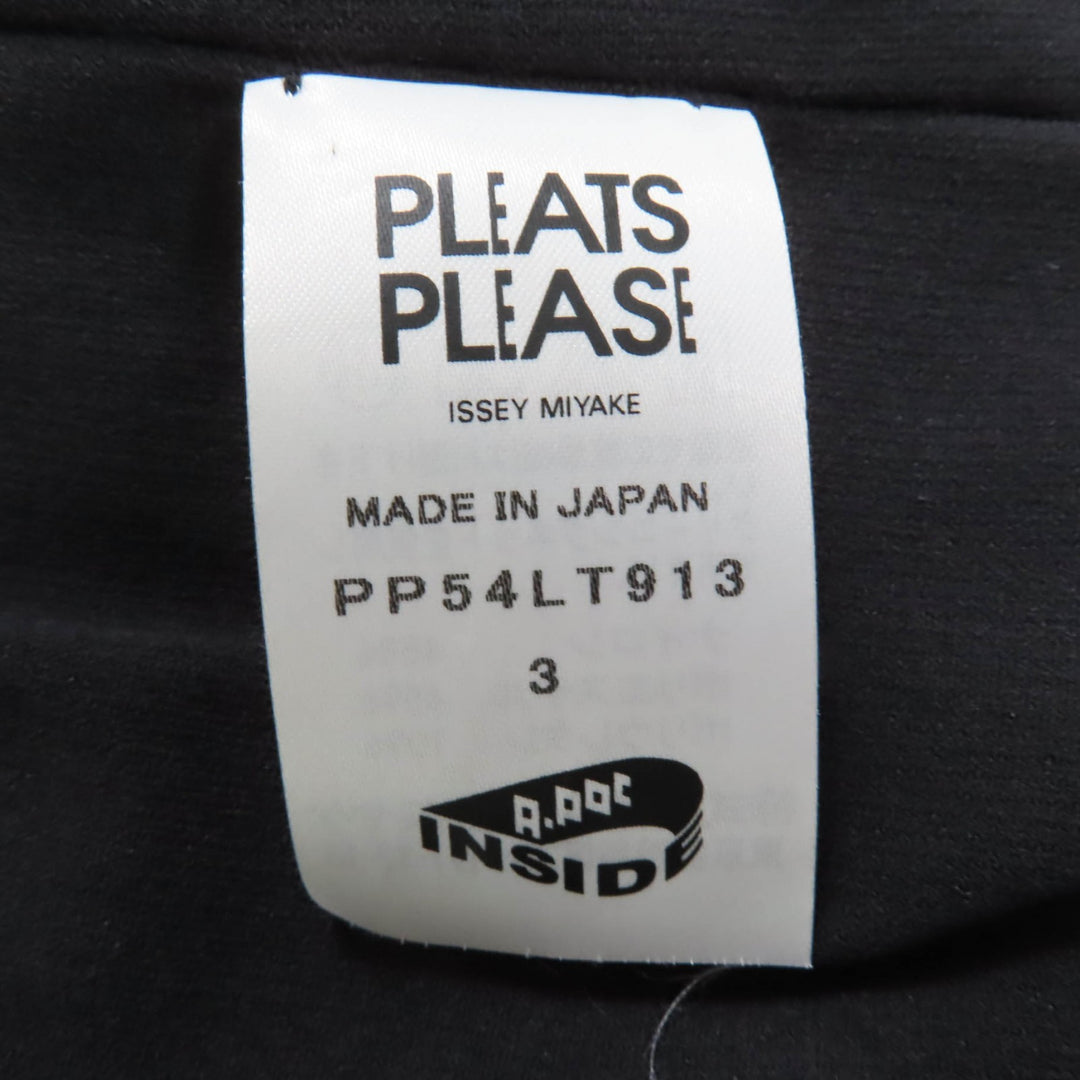 Excellent PLEATS PLEASE one piece A.POC Short sleeve black Women 3 PP54LT913
