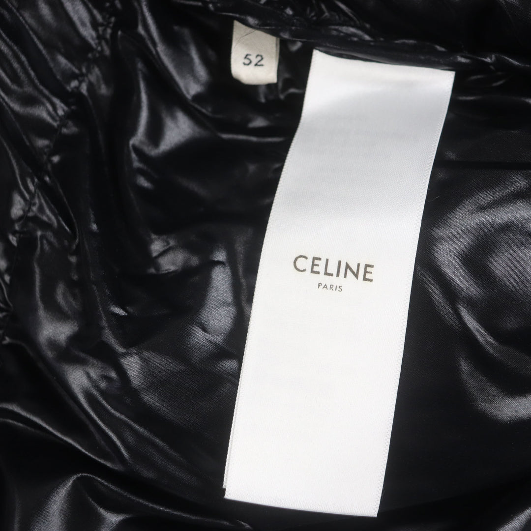 非常に良い CELINE ジャケット オレンジ ブラック ナイロン メンズ 52 2W430487O