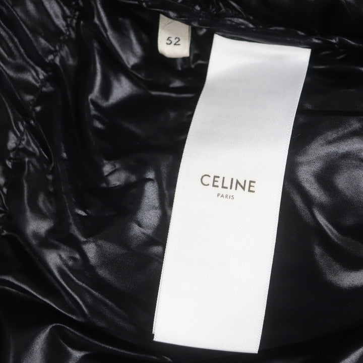 非常に良い CELINE ジャケット オレンジ ブラック ナイロン メンズ 52 2W430487O