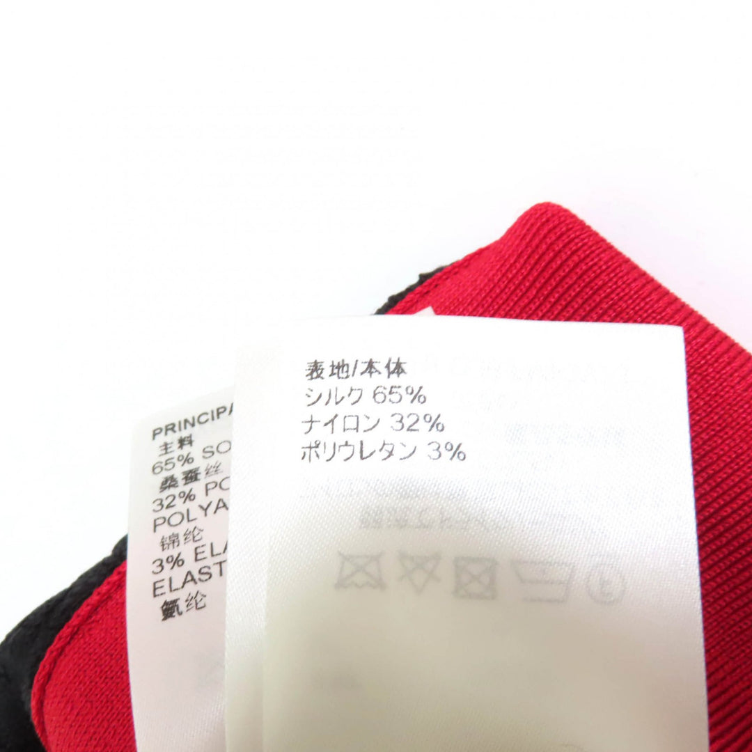 Excellent LOUIS VUITTON Tank top Black red silk Women M