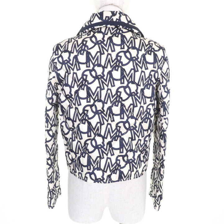 優れた MONCLER ダウンジャケット AIN アイボリー ネイビー ポリエステル レディース 0