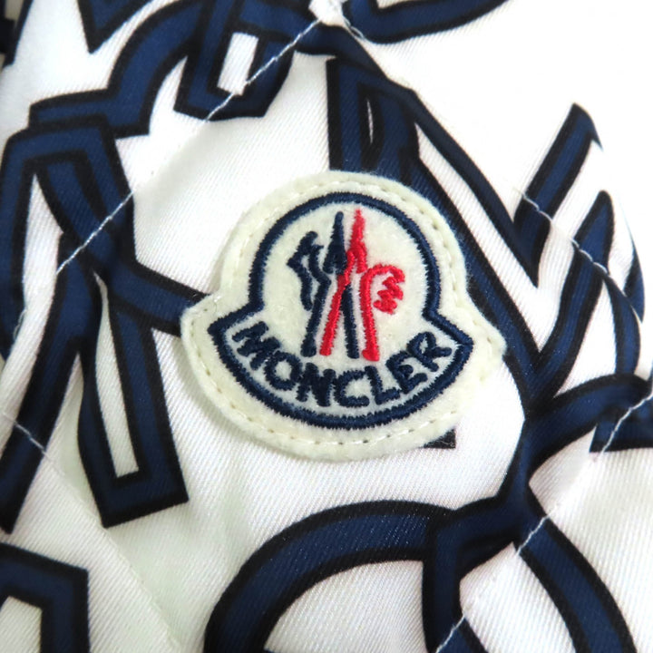Excellent MONCLER Down jacket AIN Ivory navy polyester Women 0