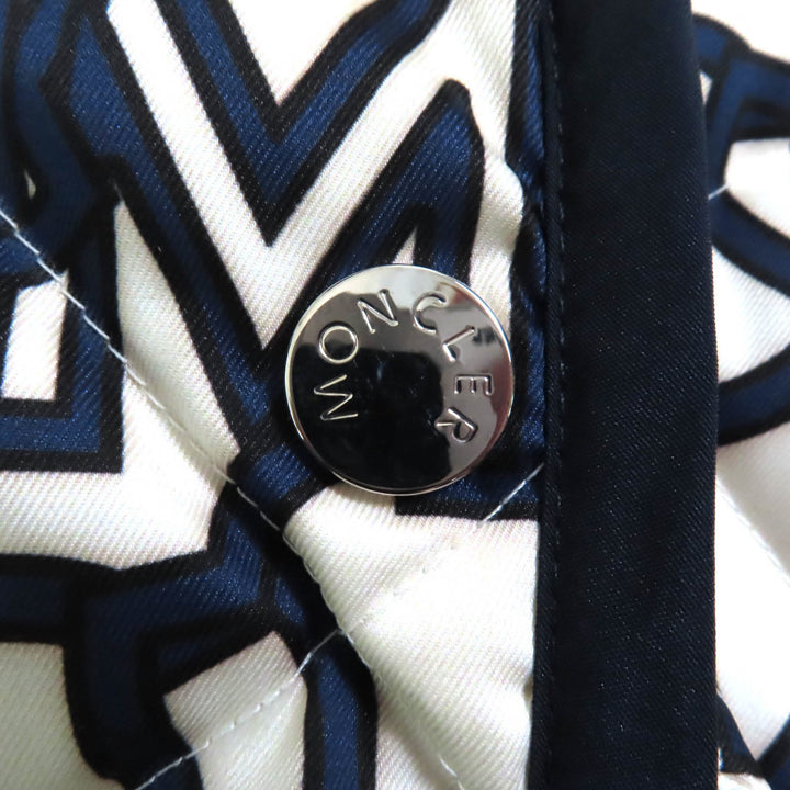 Excellent MONCLER Down jacket AIN Ivory navy polyester Women 0