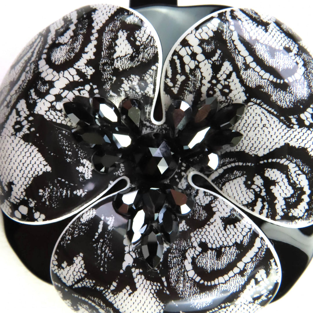 Excellent ALEXANDRE DE PARIS Valletta Camelia Lace print with jewels