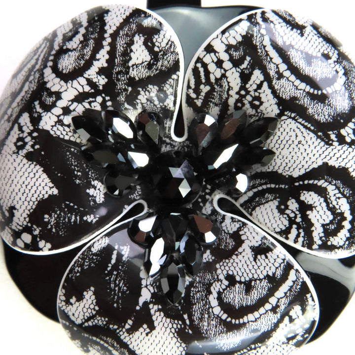 Excellent ALEXANDRE DE PARIS Valletta Camelia Lace print with jewels