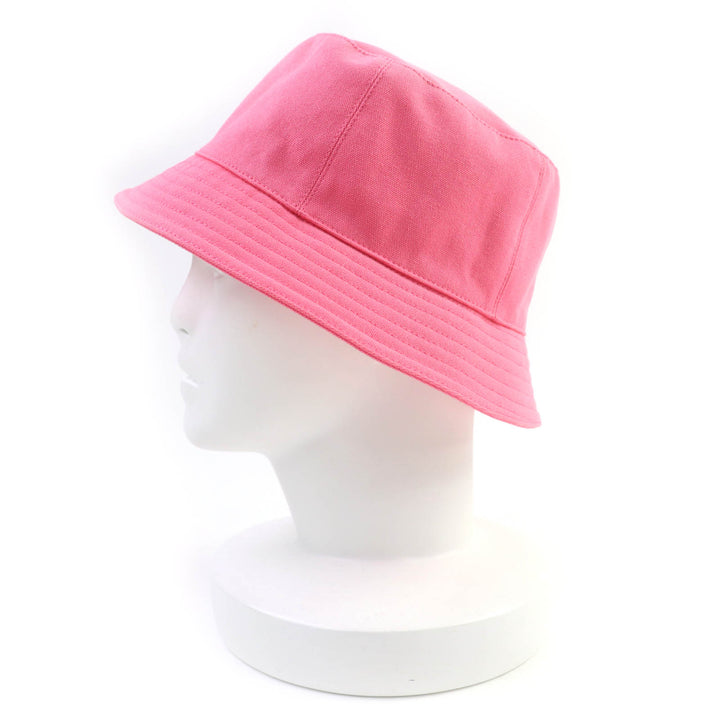 Pristine HERMES hat Calvi Seashell pink cotton Women 57 H241065N