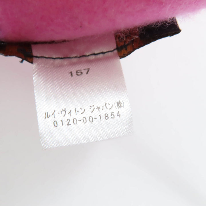Great LOUIS VUITTON Scarf Escalp Reykjavik pink cashmere Women M76066