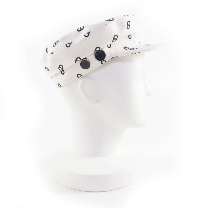 Great HERMES Casquette Vauban crew de cell cotton Women 57