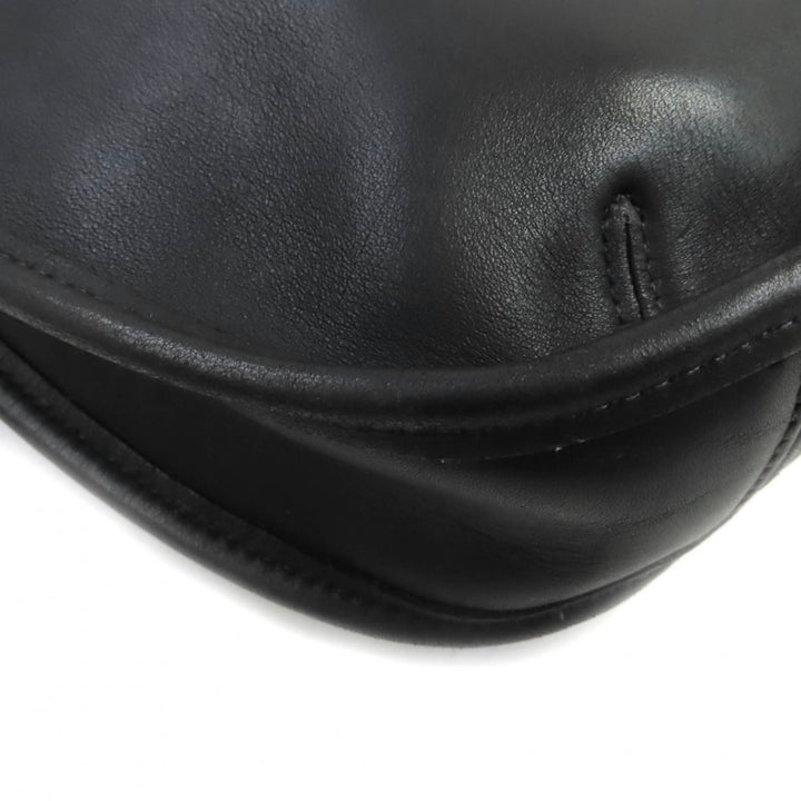 Great COACH Shoulder Bag Ergo black Glove leather Women 9025