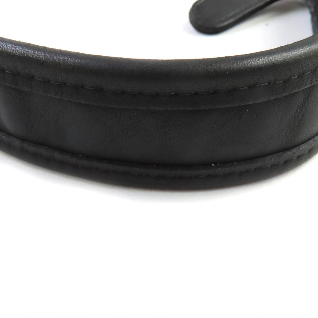 Great COACH Shoulder Bag Ergo black Glove leather Women 9025