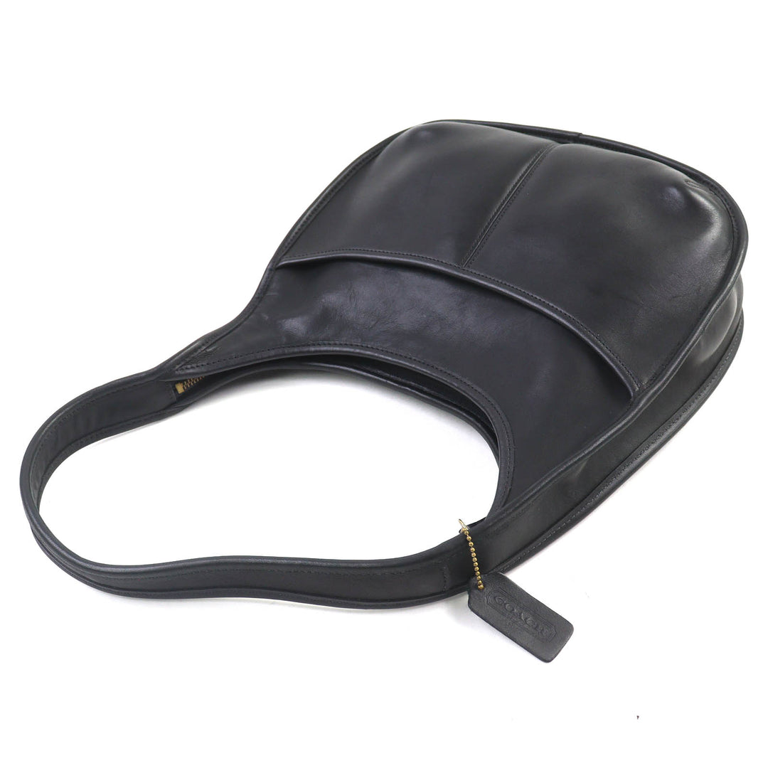 Great COACH Shoulder Bag Ergo Old Coach Leather One Shoulder Bag black 9033