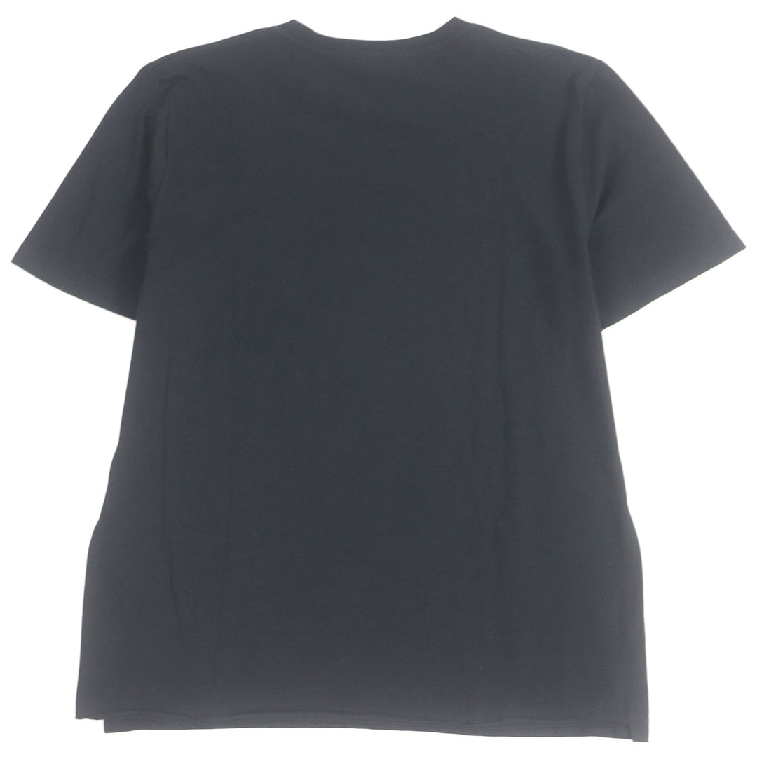 素晴らしい SAINT LAURENT PARIS 半袖Tシャツ フロントロゴプリント 半袖 ブラック