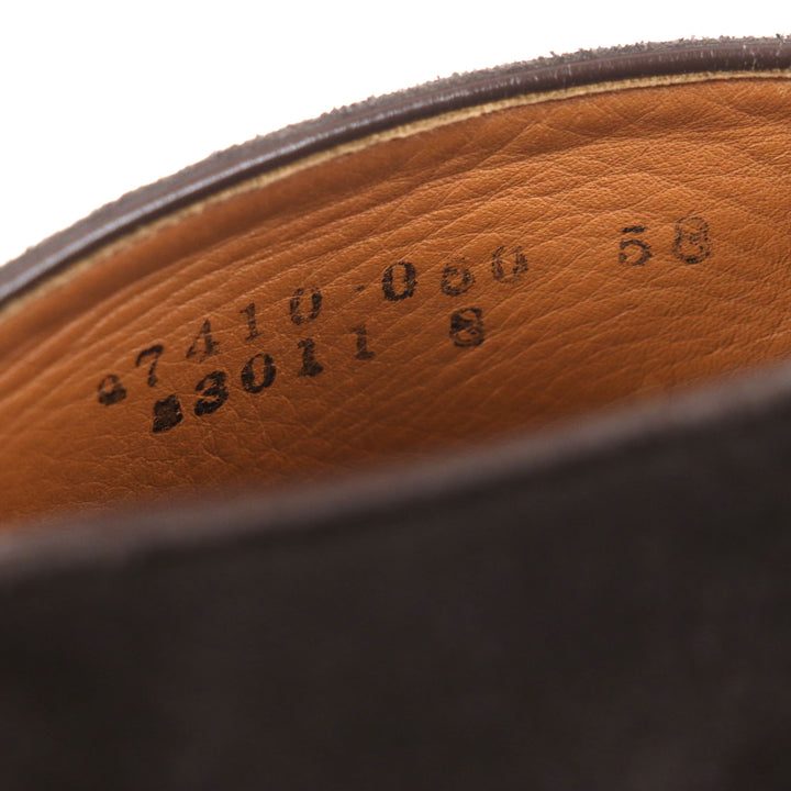 Very Good 三陽山長 Ankle boots Dark brown Suede leather mens 8