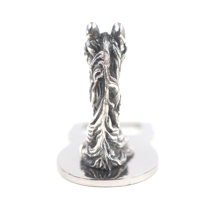 素晴らしいHERMESその他のアクセサリーShuval Horseボトルオープナーシルバーメタルメンズ