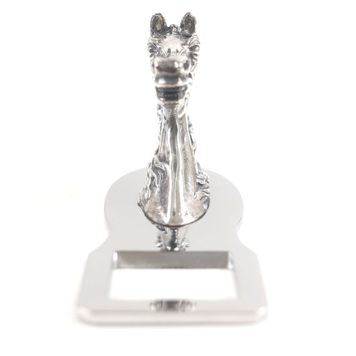 素晴らしいHERMESその他のアクセサリーShuval Horseボトルオープナーシルバーメタルメンズ