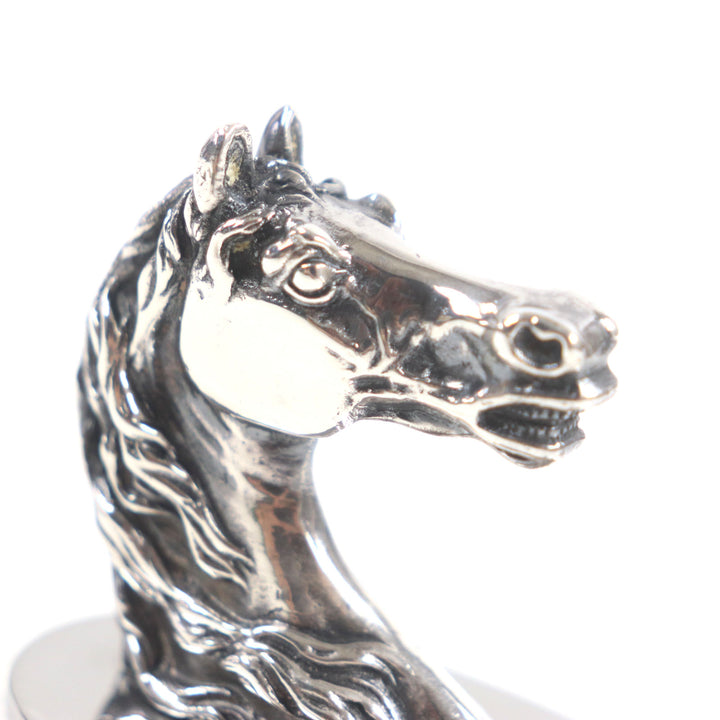 素晴らしいHERMESその他のアクセサリーShuval Horseボトルオープナーシルバーメタルメンズ
