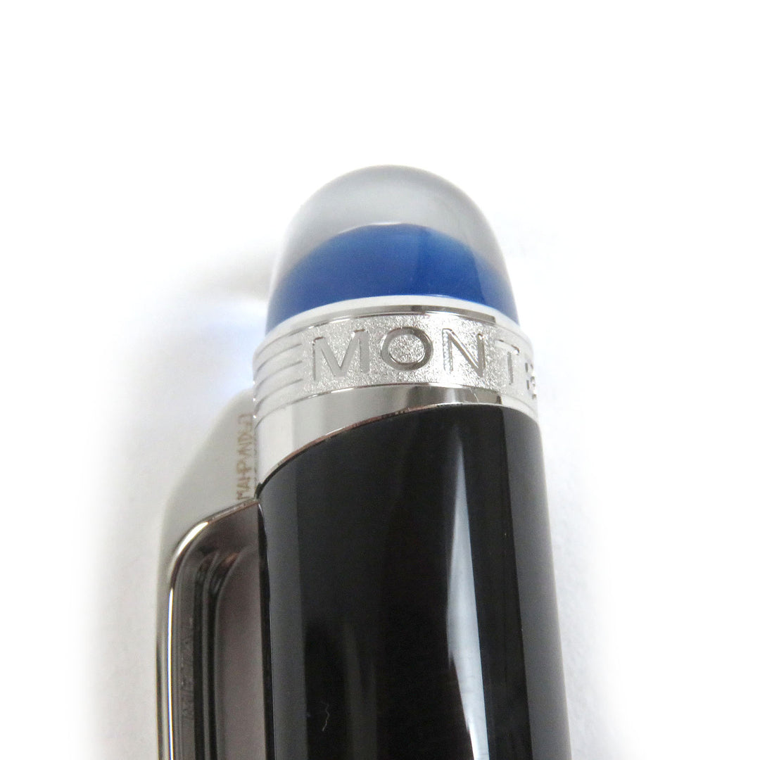 Excellent MONTBLANC Ballpoint pen Starwalker White Star Twist Type Black Silver